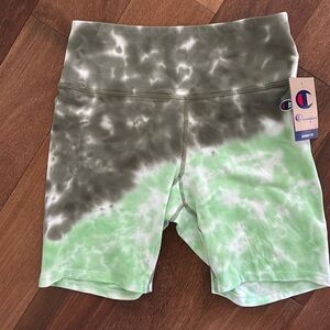 Champion Tie Dye Bike Shorts - Size M- New with Tags